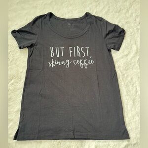 Itworks open shoulder  First Skinny Coffee Tee